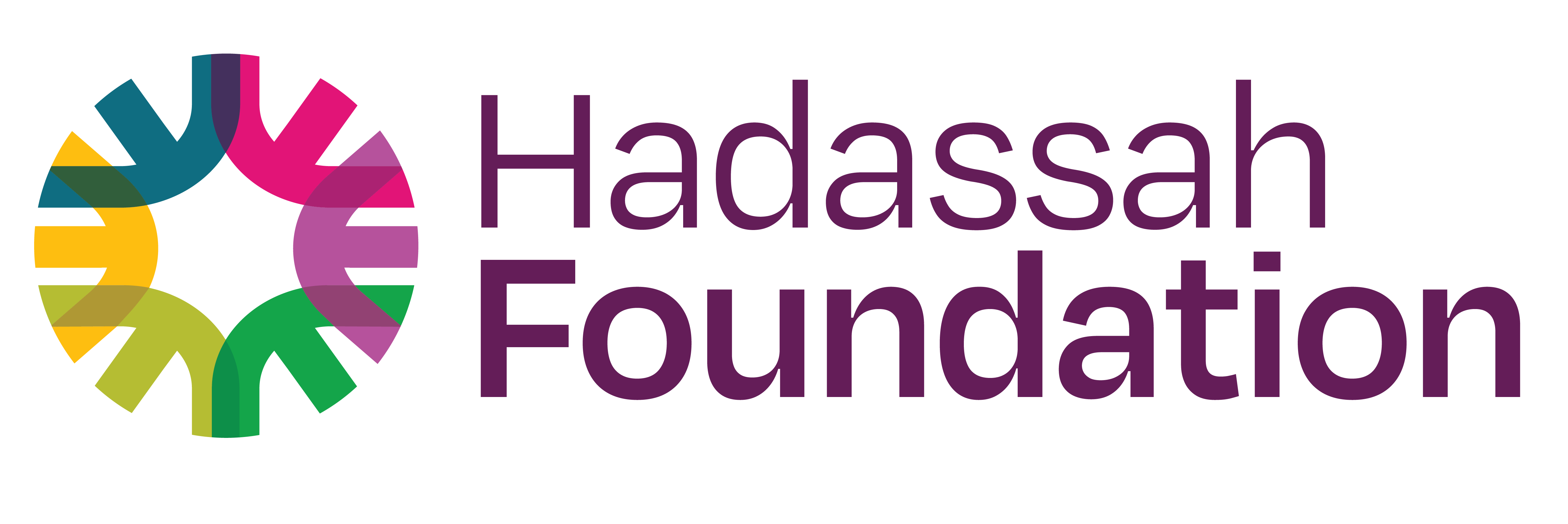 Hadassah Foundation Logo Horz no Tagline